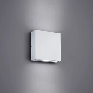 Arnsberg Thames White LED Outdoor Wall Light Sconces NEW MSRP $185 - Picture 1 of 6