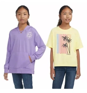 NWT Hurley Youth Hoodie & Tee Girls XS (5/6) - Picture 1 of 9