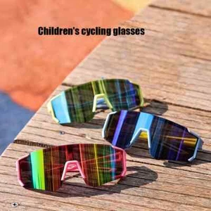 Kids Cycling Sunglasses UV400 Outdoor Sport Goggles For Biking Fishing Camping - Picture 1 of 15