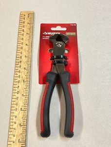 Husky End Nippers Pliers 7" Cushion Grip - Foto 1 di 4