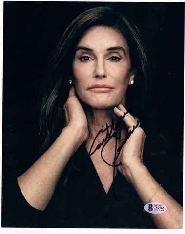 Beckett CAITLYN BRUCE JENNER Auto Signed Autographed 8x10 Color Photo KARDASHIAN Cover