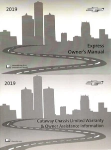 2019 Chevrolet Express Cutaway Chassis Owner's Owners Manual Portfolio 84144856 - Picture 1 of 1