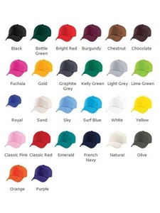 Brandneu Beechfield Erwachsene Baseball 5 Panel Kappe/Mütze: ideal für Sport/Ursache - Bild 1 von 30