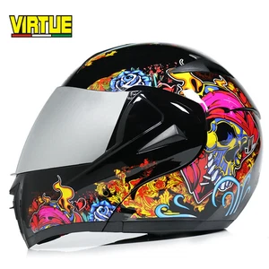DOT Bluetooth Modular Flip Up Motorcycle Helmets Full Face Crash Helmet Sun Lens - Picture 1 of 70