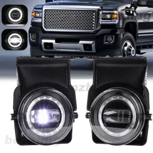 2pc Driving Fog Lights Lamps Replacement for 2003-2006 GMC Sierra 1500 2500 3500 - Picture 1 of 12