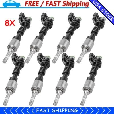 Set of 8 Fuel Injector For Land Rover LR4 Range Rover Sport for Jaguar XF XJ XKR - Image 1 of 4