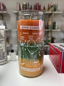 Jumbo Veladora 3 Colores Abre Camino / Jumbo Road Opener 14 Day 3 Color Candle - Picture 1 of 1