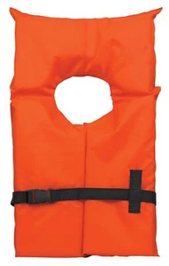 Adult Type II Life Jacket | US Coast Guard Approved | Comfortable Universal Fit - Picture 1 of 6