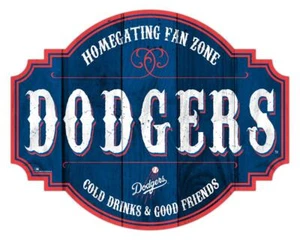 Los Angeles Dodgers 12 Inch Wood Tavern Homegating Sign [NEW] MLB Fan Zone - Picture 1 of 1