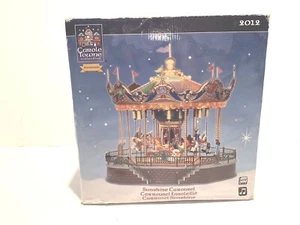 Lemax Carole Towne 2012 Sunshine Carousel Lights Music & Motion Tested & Works - Picture 1 of 11