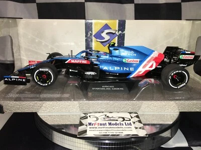 1:18 Solido S1808102 Esteban Ocon #31 Alpine A521 GP Del Portogallo 2021 - Immagine 1 di 4