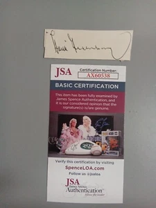 Hank Greenberg Signed Cut JSA ** # - Picture 1 of 3