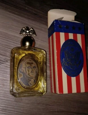 Avon SPICY After Shave 4 oz en vaso George Washington botella media llena  Foto 1 de 4