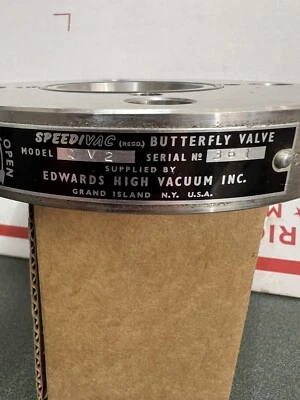 Speedivac - High Vacuum QV2 (Q.V.2) UHV Butterfly Valve Edwards High Vacuum Inc - Image 1 of 4