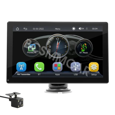 Radio con pantalla táctil estéreo para automóvil reproductor de MP5 Bluetooth enlace espejo USB AUX TF con cámara Foto 1 de 4