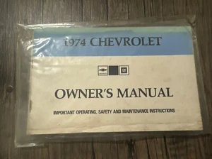 1974 Chevrolet Owner’s Manual  - Bild 1 von 1
