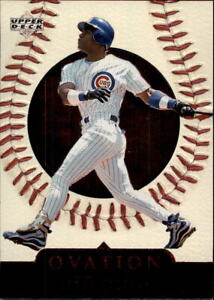 1999 Upper Deck Ovation Baseball Card #40 Sammy Sosa