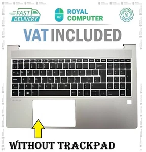 Neu für HP Probook 450 455 G9 G10 Handauflage + keine hintergrundbeleuchtete UK-Tastatur - Bild 1 von 2