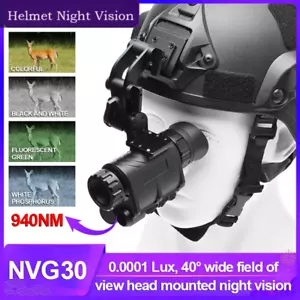 NVG30 Infrared 1920x1080p Night Vision Goggles Monocular WiFi gen2 Hunting NVG20 - Picture 1 of 9