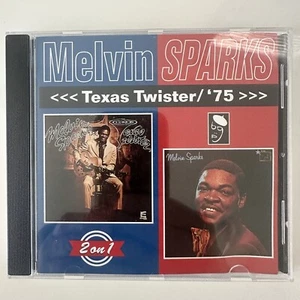 MELVIN SPARKS TEXAS TWISTER ’75 2 ALBUMS ON 1 BGP UK CD - Imagen 1 de 2