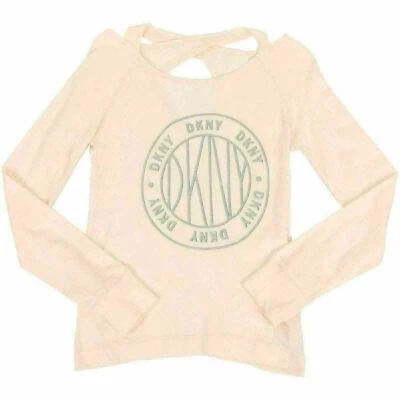 DKNY Girls' The Criss-Cross Keyhole Back Top - Big Kid - Image 1 of 2