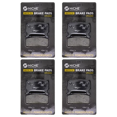 NICHE Brake Pad Set for Polaris 800 Trail Indy 500 Supersport Rear Organic 4Pack - Image 1 of 4