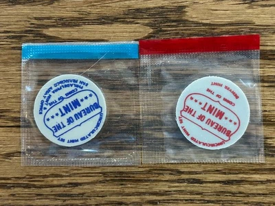 Juego de fichas 1970 sin circular como nuevas Foto 1 de 2