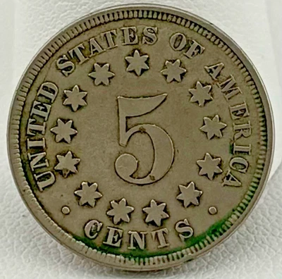 1867 Sheild Nickel No Rays - Image 1 of 2
