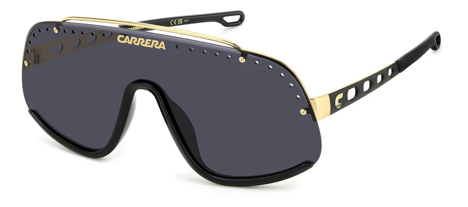 Occhiali da Sole CARRERA FLAGLAB 16 2M2 BLACK GOLD 99/1/130 Unisex