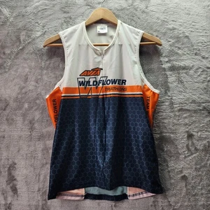 Avia Wildflower Triathlons Cycling Jersey 2XL Sleeveless Blackbottoms Cyclewear - Picture 1 of 11