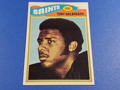 1977 TOPPS FOOTBALL #257 TONY GALBREATH ROOKIE RC HIGH GRADE NEAR MINT NRMT - Image 1 of 3