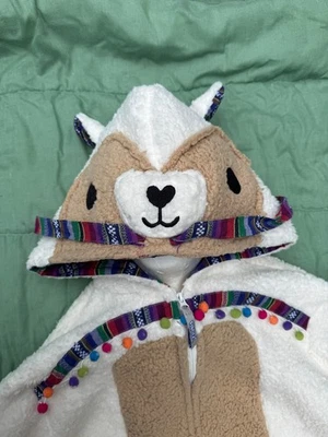 S307-FUNZIEZ!  - LLAMA 服装 - 成人 M 码 - Silver/Lilly 出品 — 第 1/4 张图片