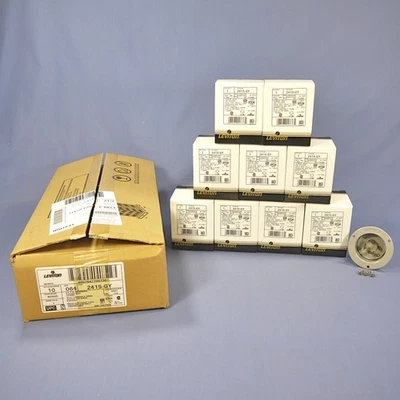 10 tapones giratorios de entrada con brida de bloqueo gris Leviton L14-20P 20A 125/250V 2415-GY Foto 1 de 4