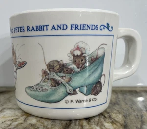 Vintage Eden Peter Rabbit and Friends Childs Cup - Small Melamine Plastic Mug - Bild 1 von 24