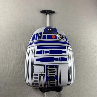 Star Wars R2D2 Carry On HARD CASE Luggage Suitcase Rolling 2 Wheeled 18"x12”x8” - Image 1 of 4