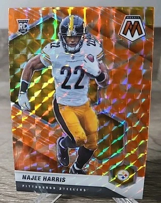 2021 Panini Mosaic - Rookies Najee Harris #313 Mosaic Reactive Orange Prizm (RC) - Image 1 of 2