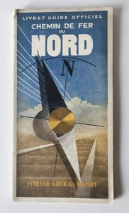 Original Livret Guide Officiel des Chemins de Fer du Nord 1937 d'après Cassandre - Imagen 1 de 17