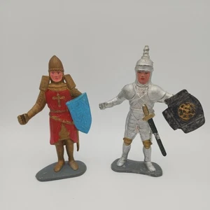 Vintage 1963 LOUIS MARX Knights Warriors 6" Painted Figure Warriors of the World - Picture 1 of 4
