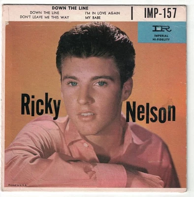 Ricky Nelson Volume 2 Down The Line 45 EP Imperial IMP-157 - Image 1 of 4