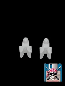 Reparatur-Clips für Commodore 1084S Monitor – Set (2 Stück) – 3D-Druck PETGZum  - Afbeelding 1 van 4