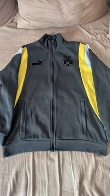 BVB Borussia Dortmund FtblArchive Jacke Gr L Puma sehr guter Zustand - Bild 1 von 4