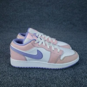 Nike Air Jordan 1 Low SE (GS) Shoes Size 6.5Y Arctic Punch Purple Pulse Sneakers - Picture 1 of 20