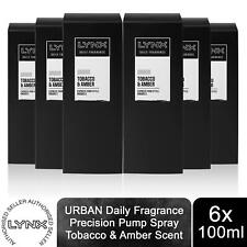 Lynx Urban Daily Fragrance Precision Deodorant Pump Spray, 6x 100ml