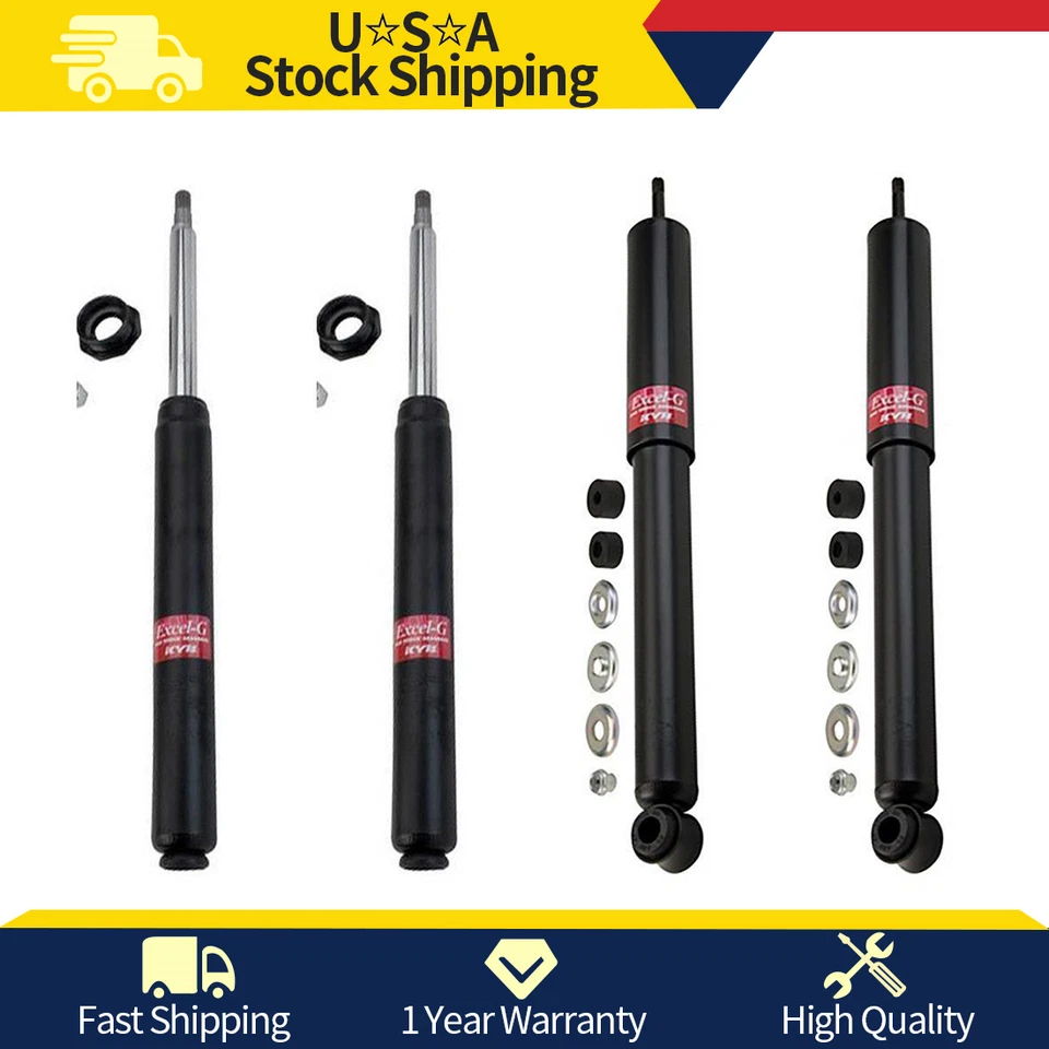 (4) KYB Front,Rear Shocks Absorber Struts for 1975 1976 1977 1978 TOYOTA COROLLA - Image 1 of 4
