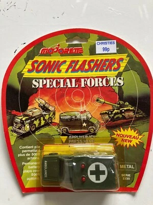 MAJORETTE SERIES 2330 SONIC FLASHERS SPECIAL FORCES 2334 AMBULANCE, See Pics. - Image 1 of 3