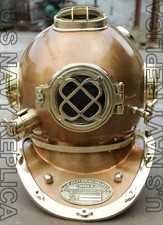 NEW Morse US Navy Mark V Diving Divers Helmet Steel & Brass Full Size 18"