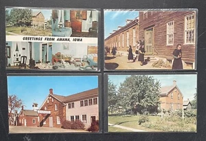 Amana IA-Iowa, Scenic General Greetings, Vintage Postcard Lot - Picture 1 of 2