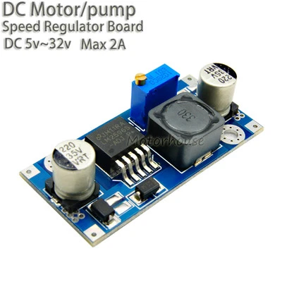 DC 5V 6V 12V 18v 24v 2A  Motor Pump Speed Controller Regulator Module Board - Image 1 of 4