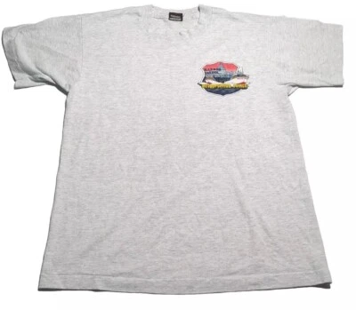 Vintage Harbor Patrol Metropolitan Police T-shirt Gray X-Large Badge Logo - Image 1 of 4
