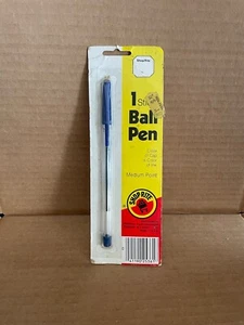 Rare Vintage Sealed Shoprite Blue Ink Ball point pen in package Collectible - Picture 1 of 2